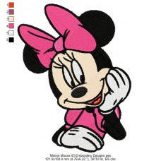 Minnie Mouse 03 Embroidery Designs